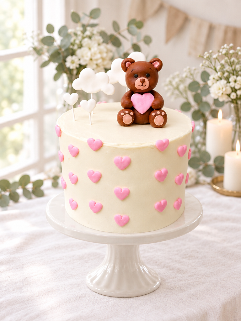 Tarta de bautizo personalizada con decoración temática