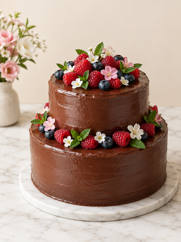 Tarta vegana artesanal sin huevo ni lácteos, pastelería vegana Colibrí Bakery Barcelona